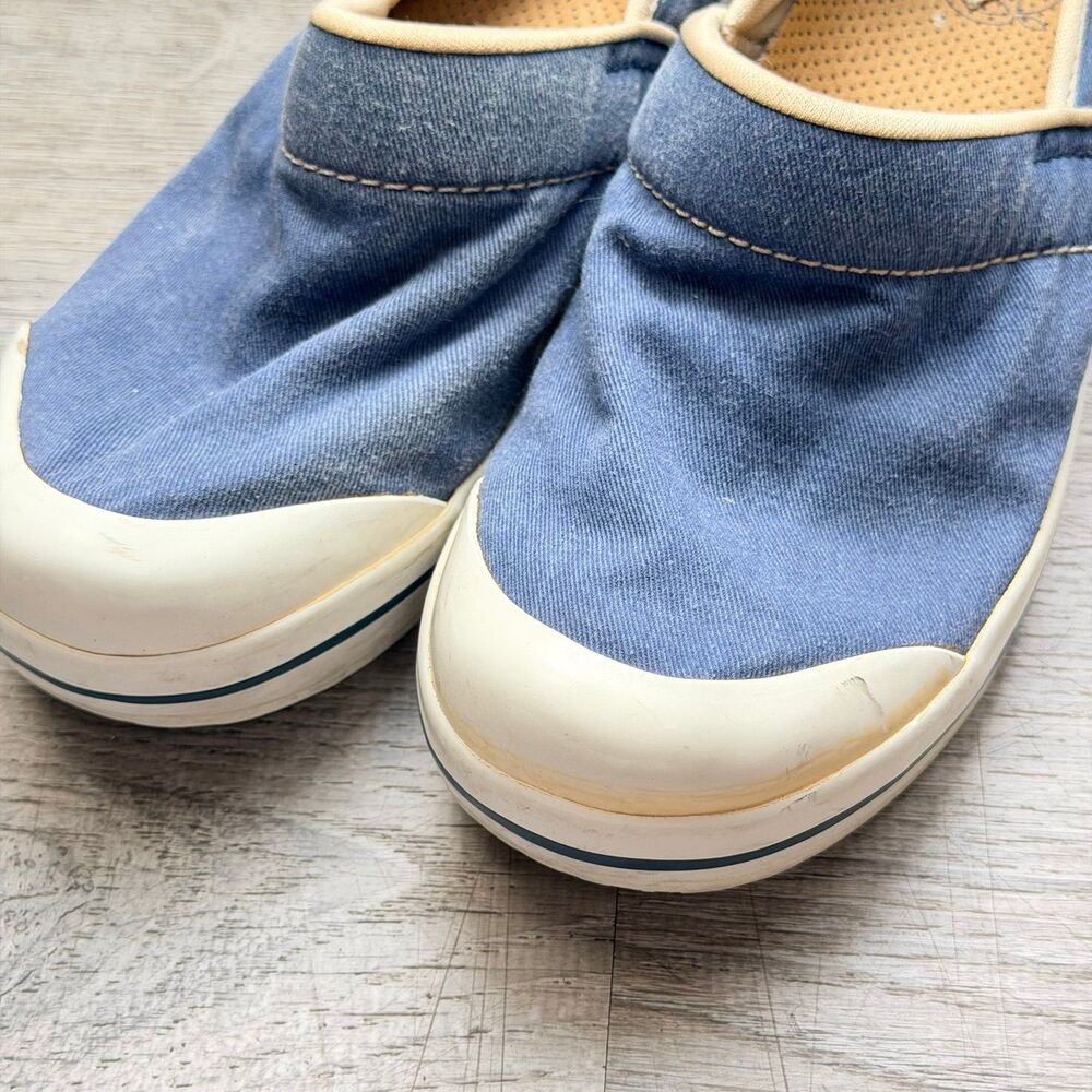 DANSKO Vegan Volley Blue Canvas Clogs Slip-on Shoes
Size 39 - Picture 9 of 11